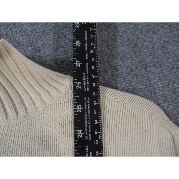 ⛔️ VTG POLO JEANS CO RALPH LAUREN Sweater Men XLarge Flag USA Knit 90s Logo Mock - Picture 5 of 10